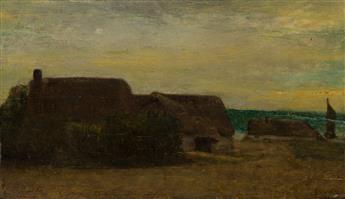 ALBERT PINKHAM RYDER Houses by the Sea.